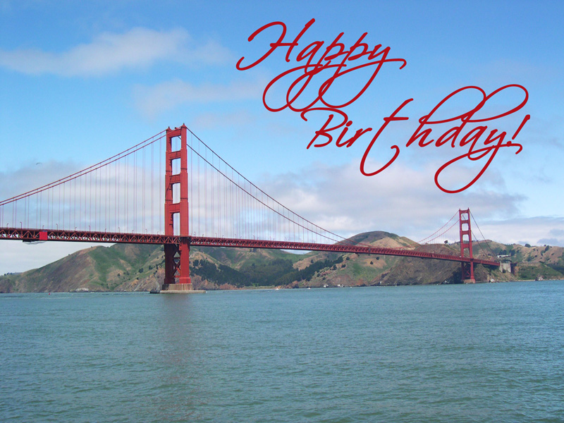 Boldog születésnapot Golden Gate!